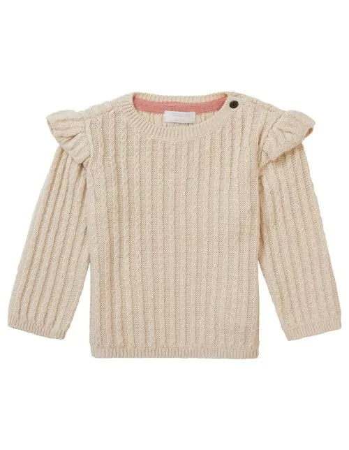 Noppies Baby Girl Knit Pullover  3480216  Sandshell