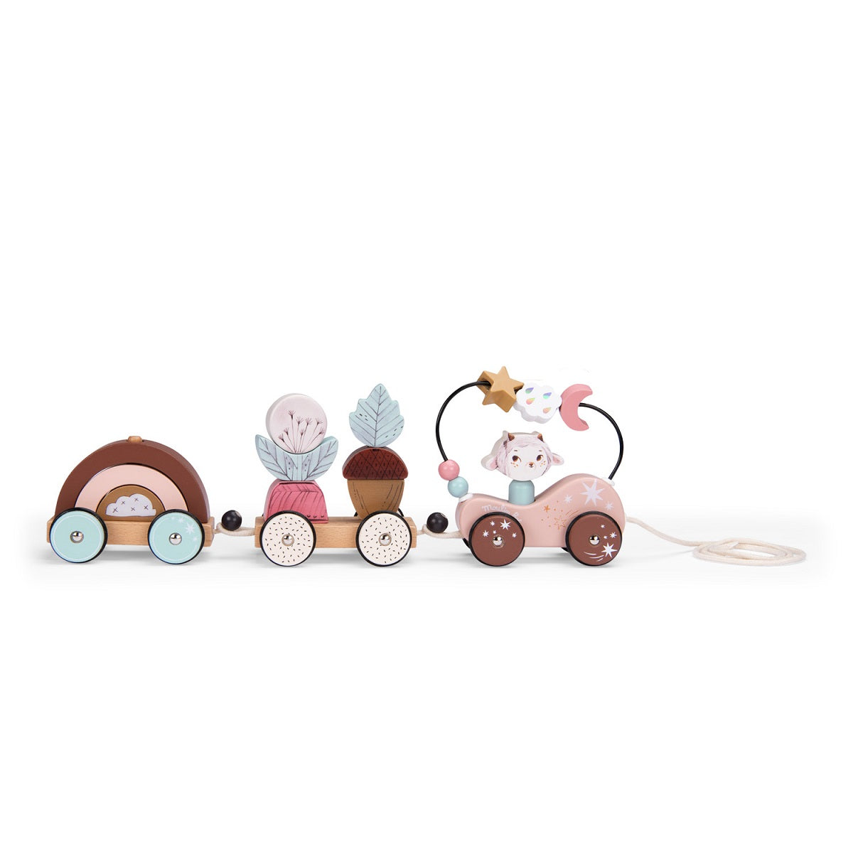 Moulin Roty Pull Along Activity Train 715367 Apres la Pluie – Crocus ...