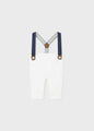 Mayoral Baby Boy Trousers With Suspenders  1536-26  Blanco