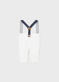 Mayoral Baby Boy Trousers With Suspenders  1536-26  Blanco