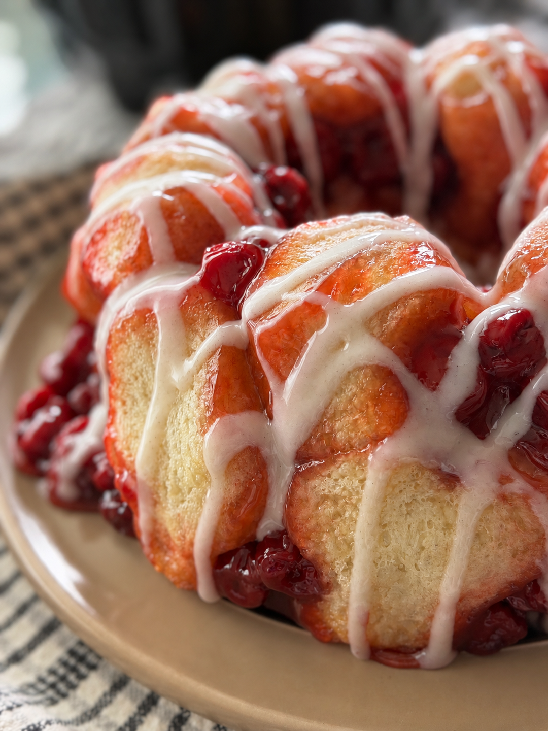 A Cherry-Licious Twist on Monkey Bread