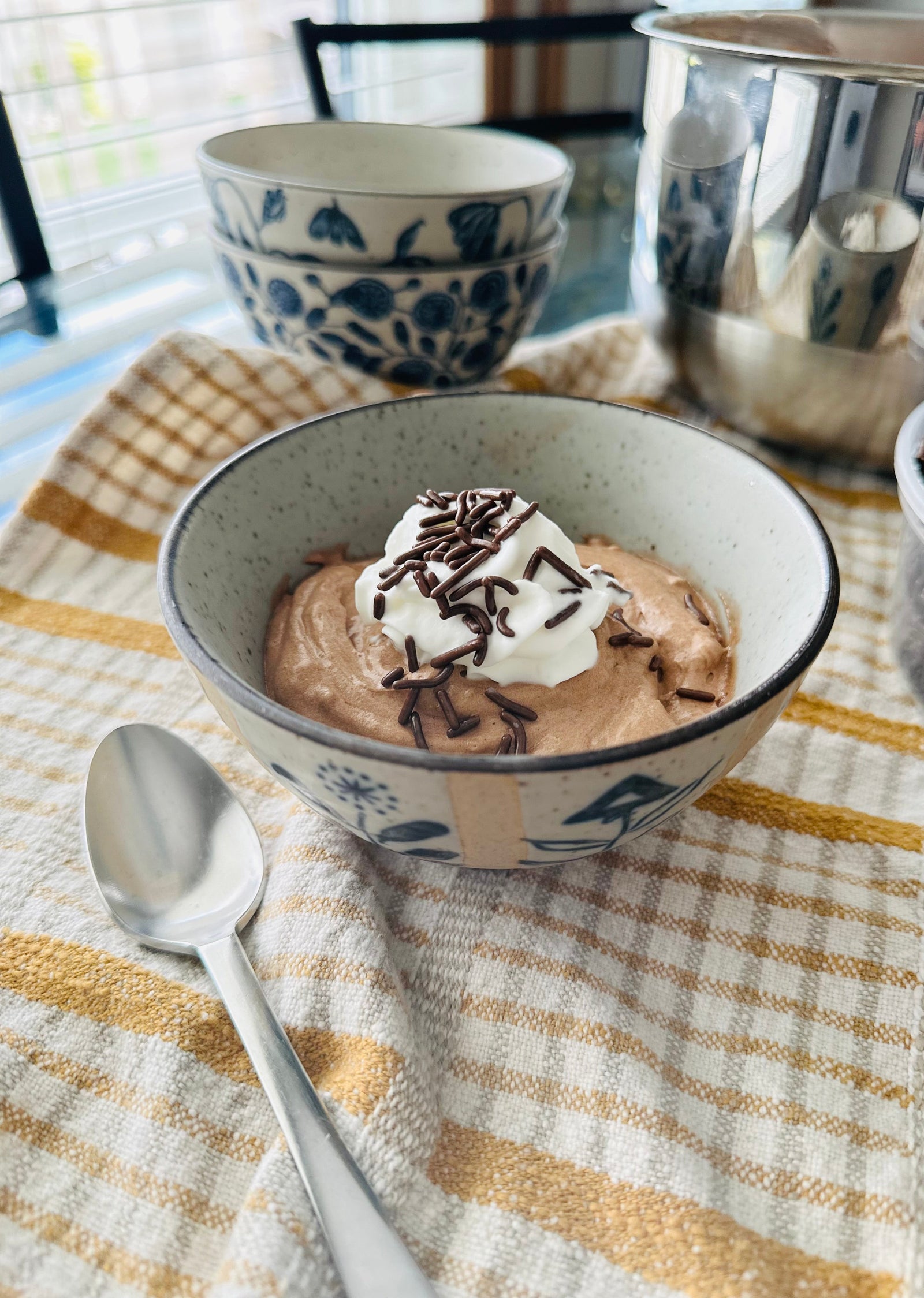 No fuss, all chocolatey joy — creamy pudding turned into the easiest mousse ever