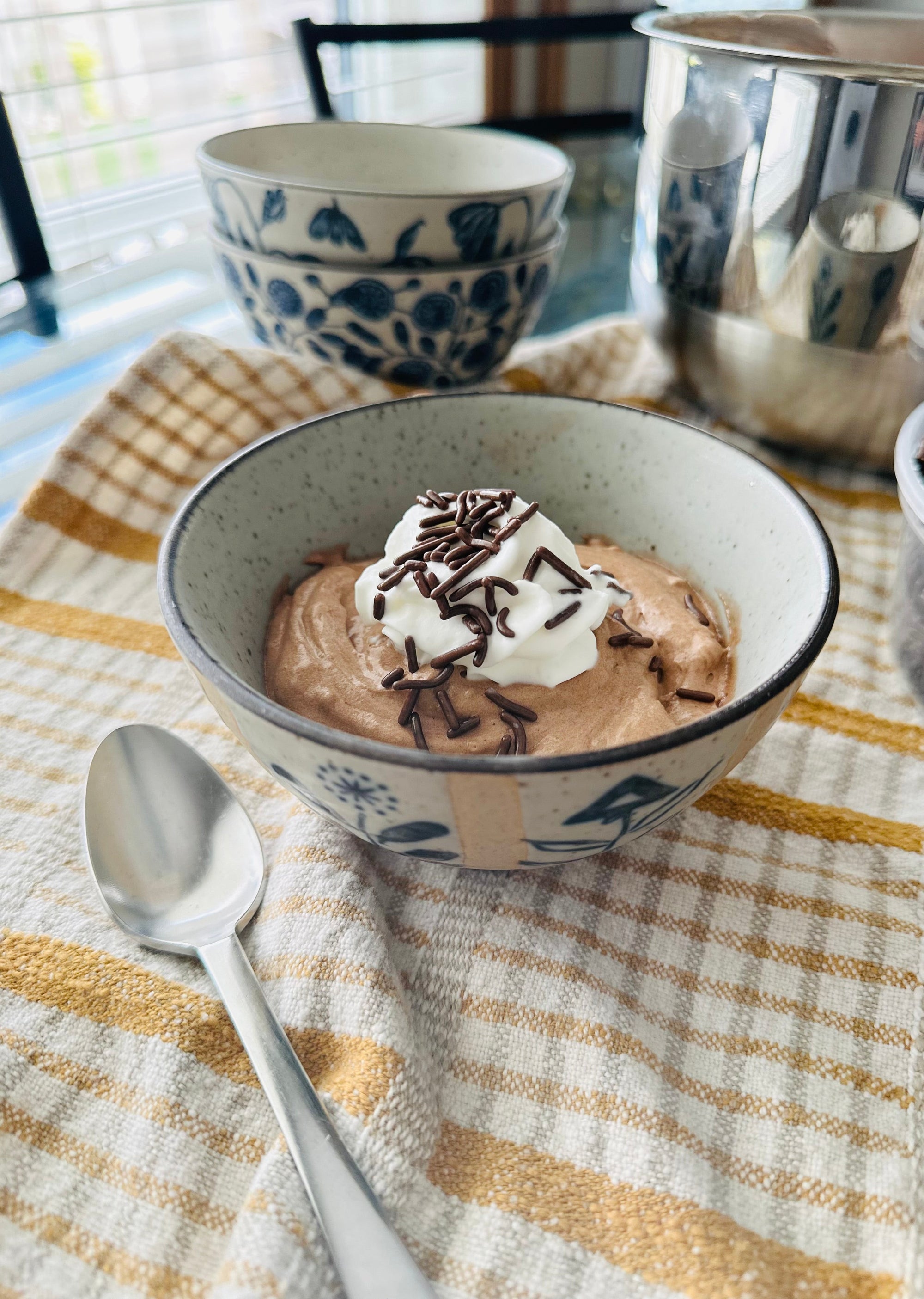 No fuss, all chocolatey joy — creamy pudding turned into the easiest mousse ever