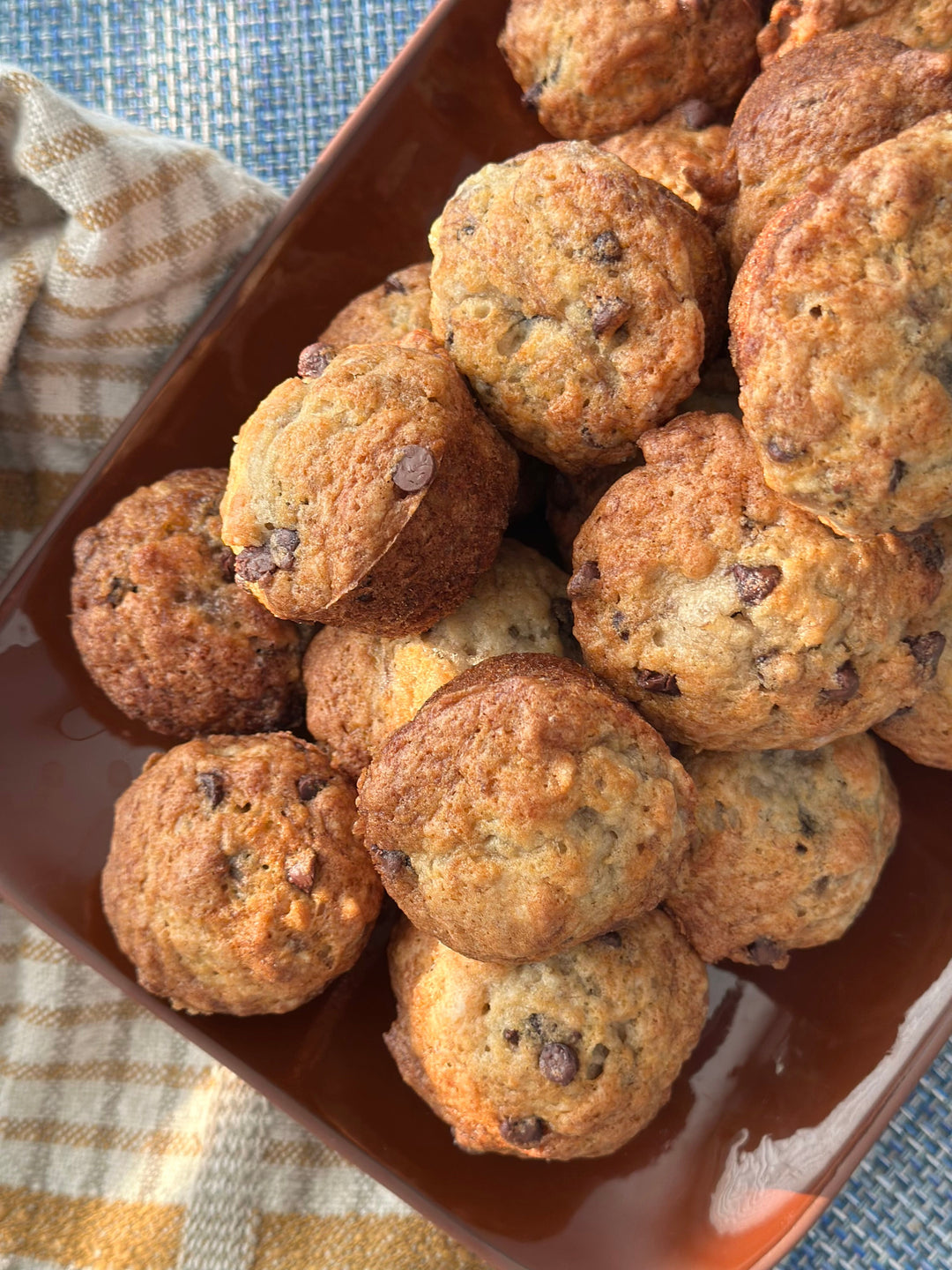 1 Bite Mini Banana Chocolate Chip Muffin - Yes, it's A Thing!