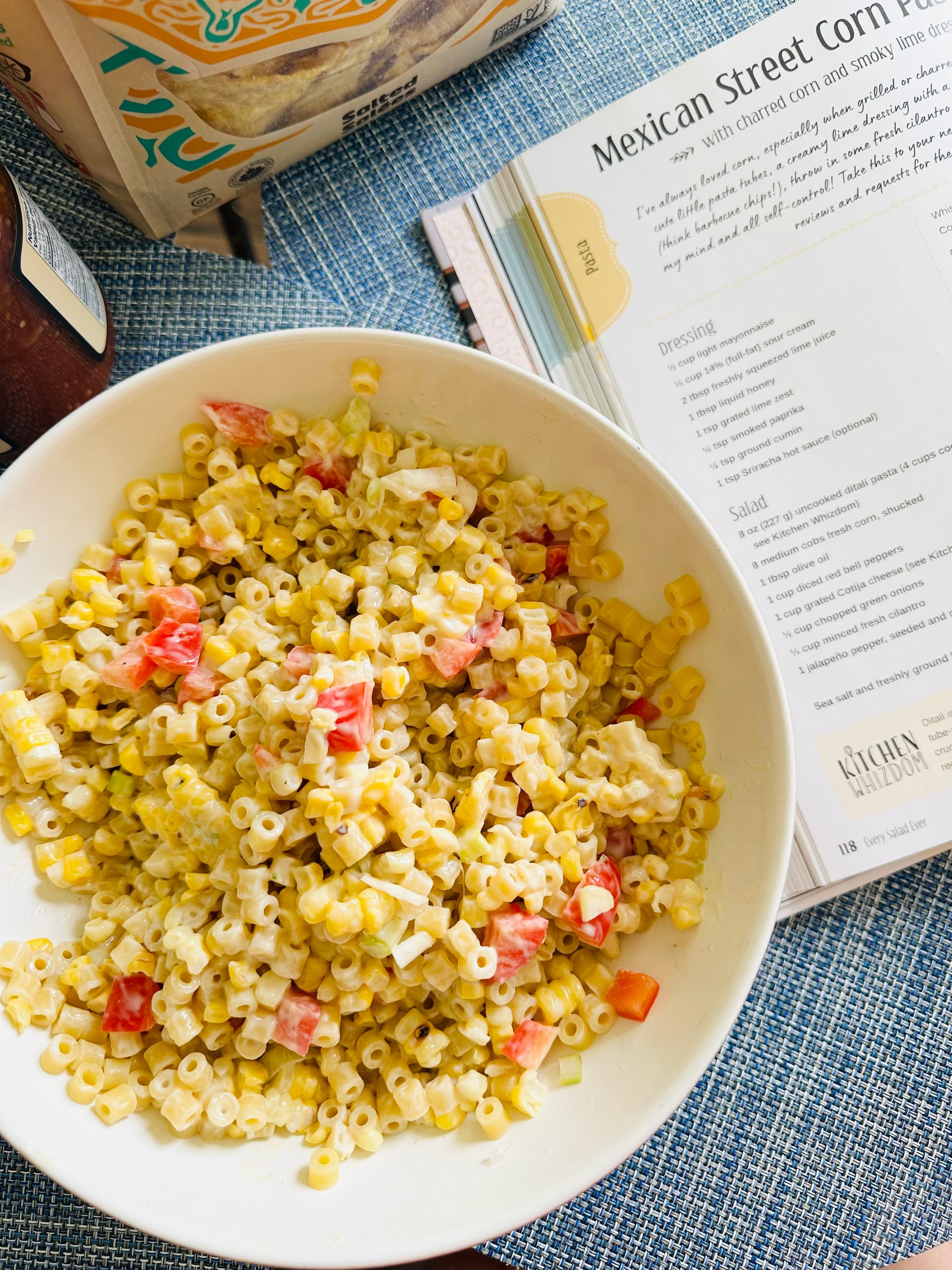 Mexican Street Corn Pasta Salad - Yes Please!