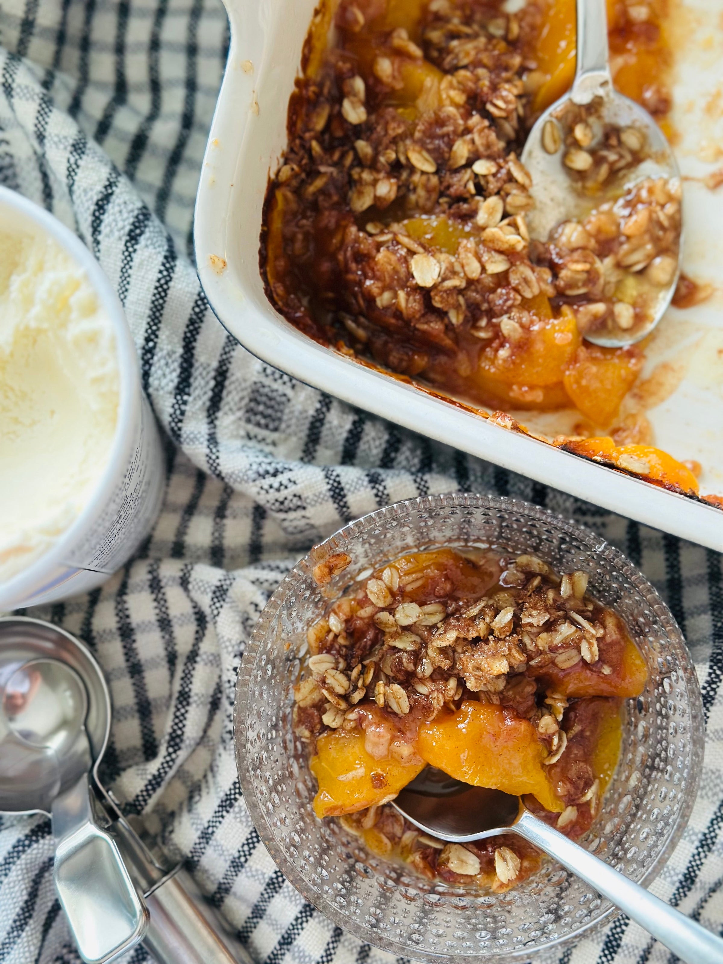 Sweet as a Summer Peach: A Gluten Free Peach Crisp