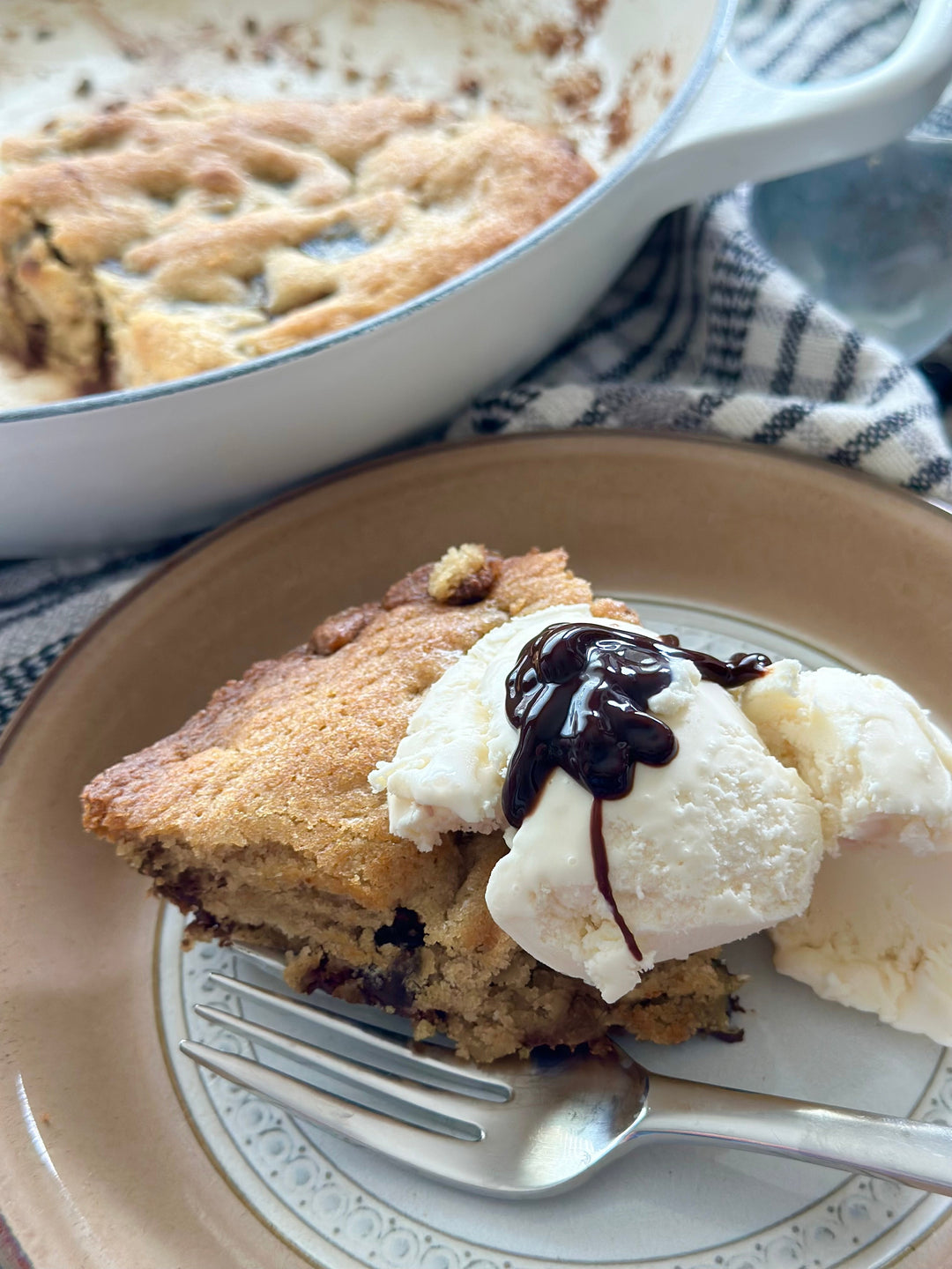 Warm, Gooey, and Made to Share: Chocolate Chip Skillet Cookie