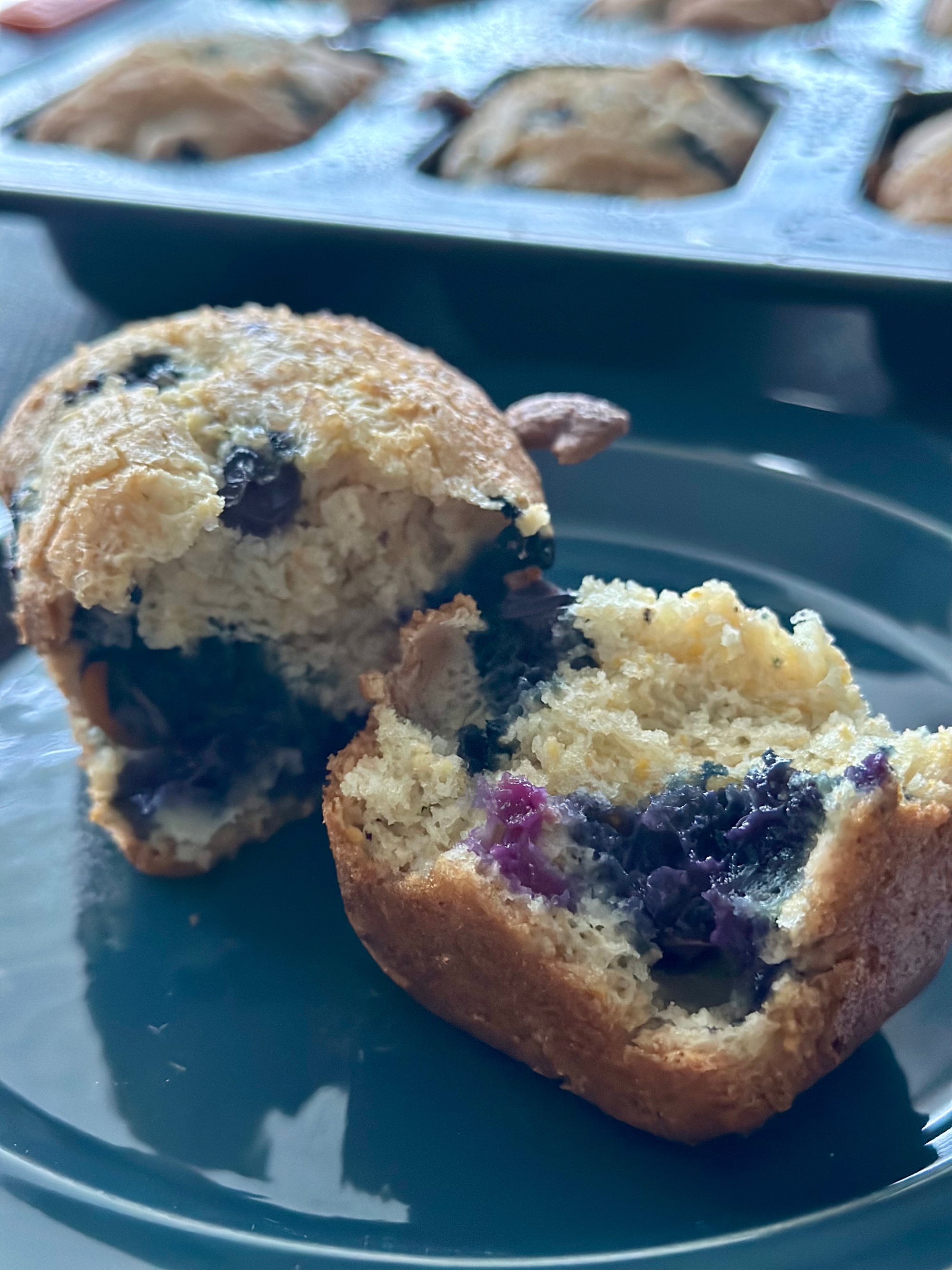 Blueberry Cornmeal Muffin - Can It Get Any Better?
