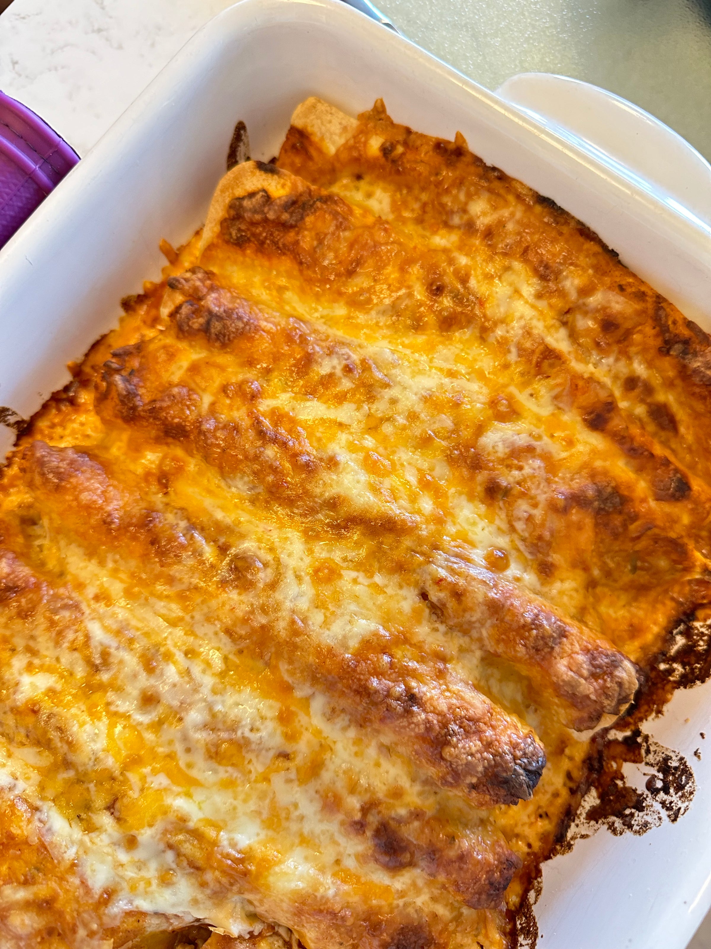 Super Fast, Super Easy Chicken Enchiladas For Busy Nights