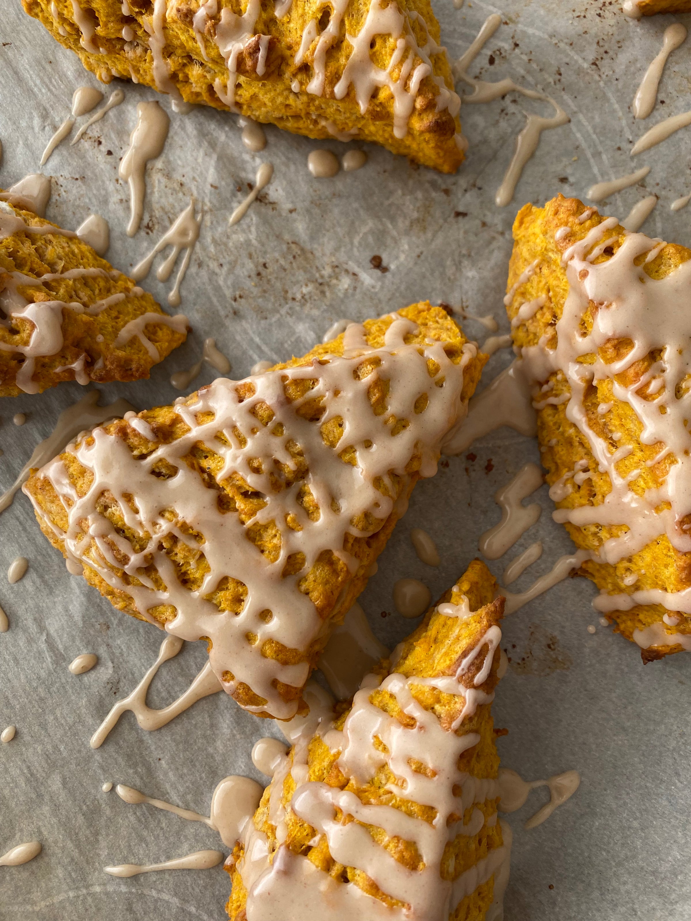 Pumpkin Scone with Maple Glaze - Now That Says October!