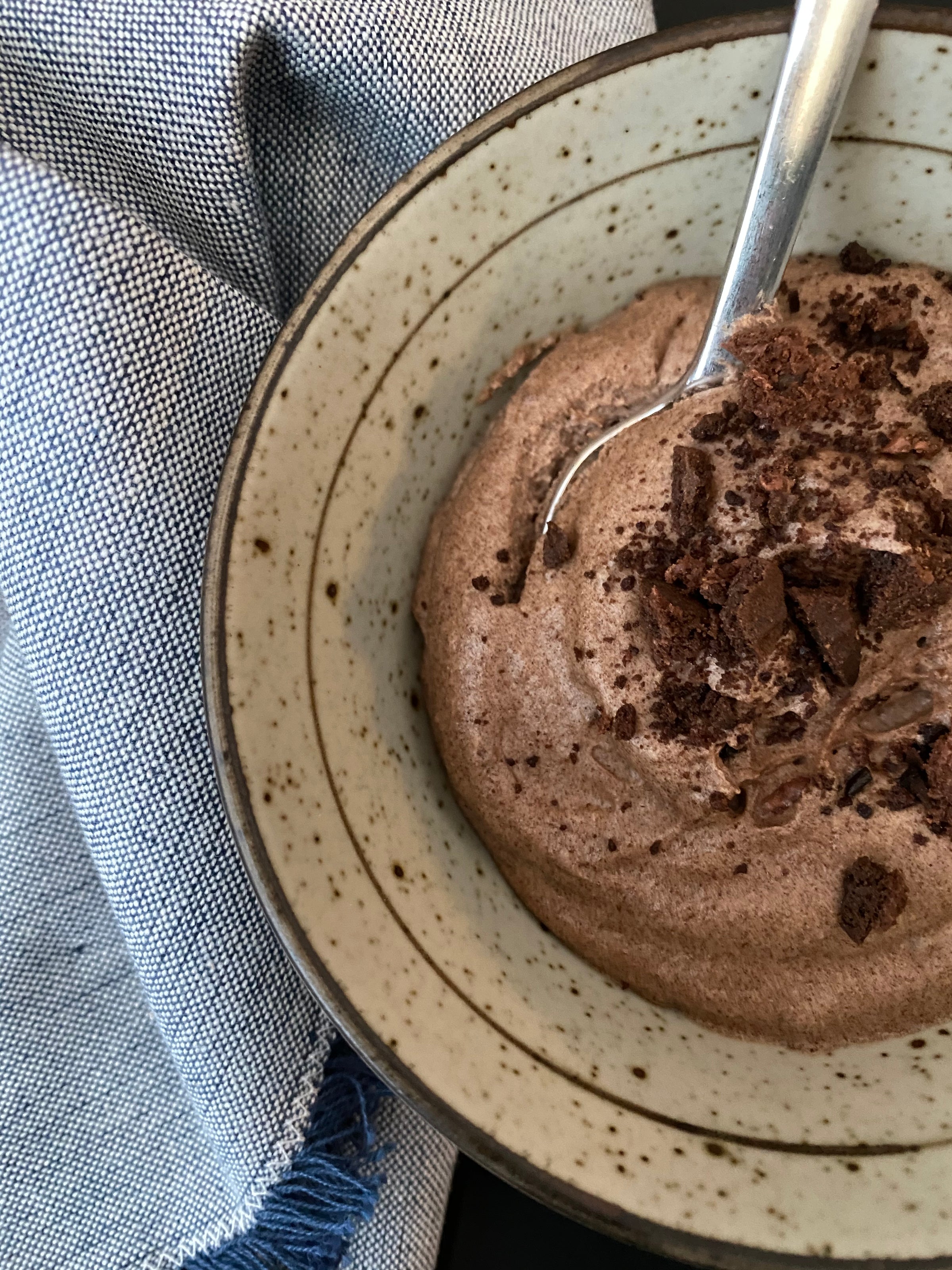 3 ingredient chocolate mousse