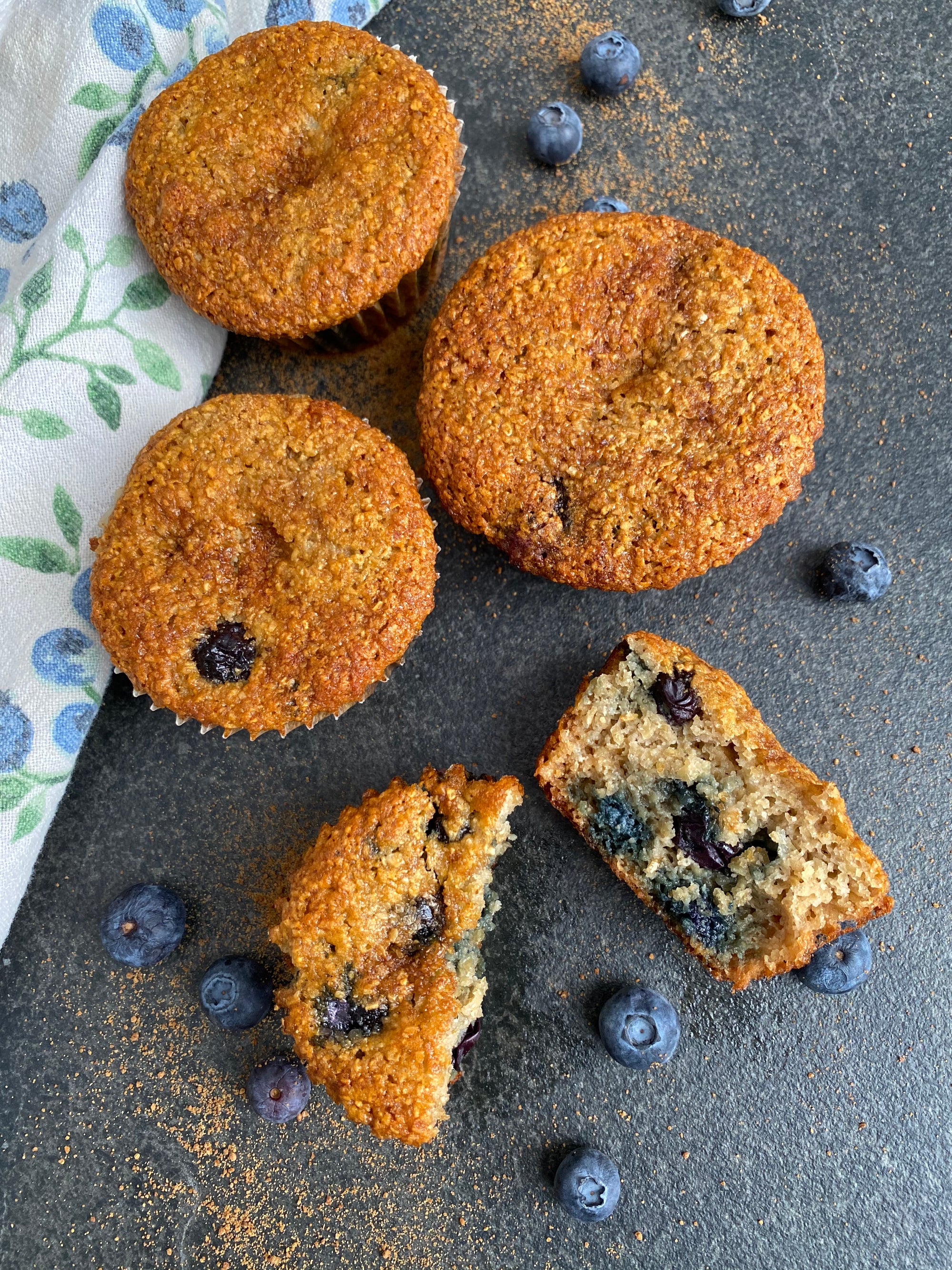 Healthy Blueberry Lemon Muffin
