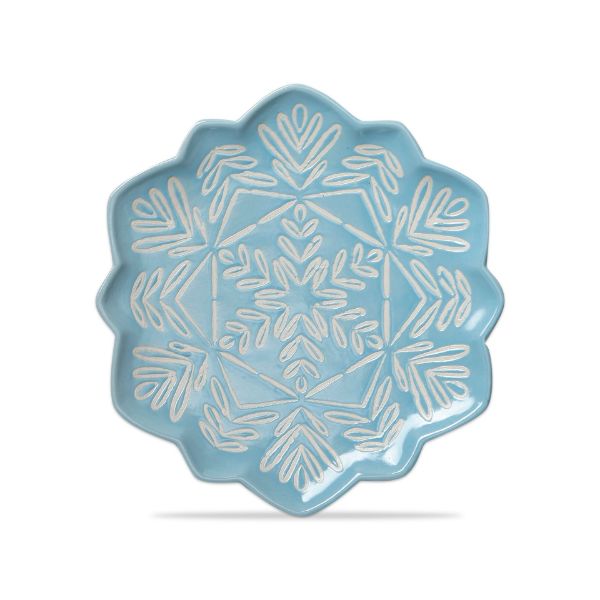 Tag Snowflake Appetizer Plate G17225