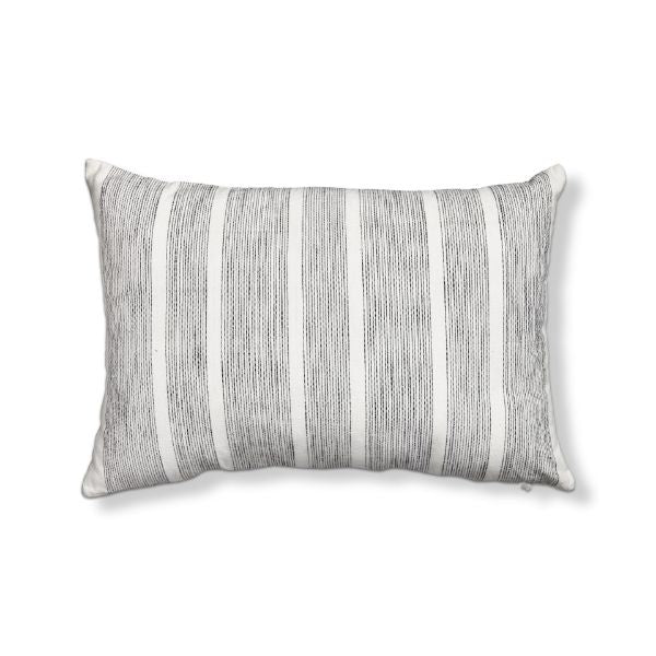 Tag Woven Linea Stripe Lumbar Cushion  G17864  Black Multi