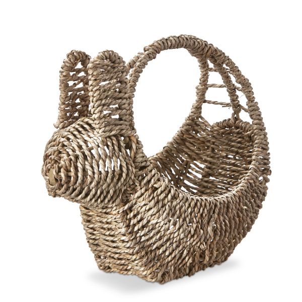 Tag Bunny Basket  17878  Natural