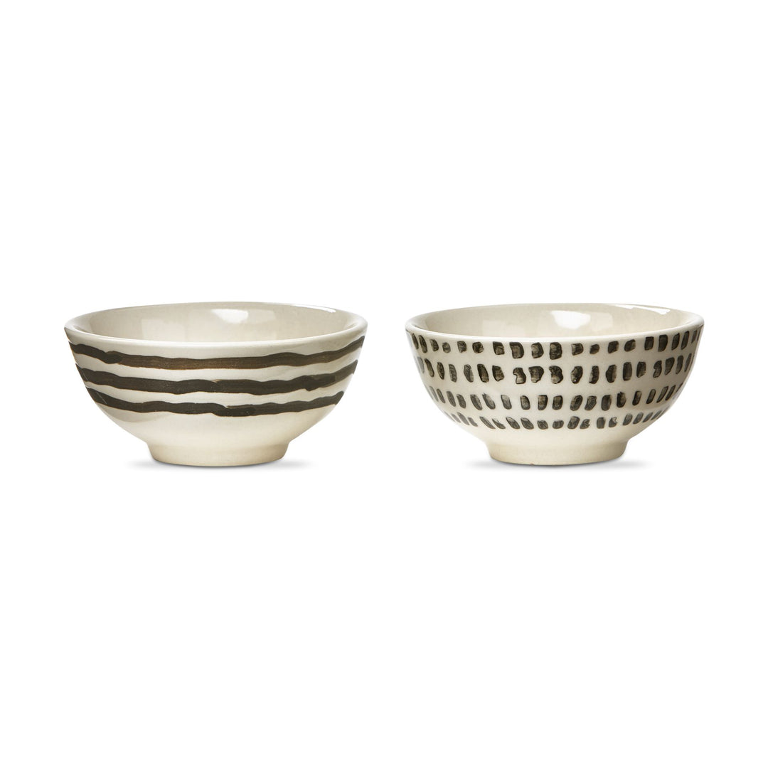 Tag Dot and Line Dip Bowls  G17996