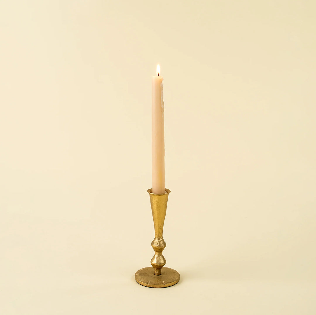Indaba Ember Candlestick Holder - Gold