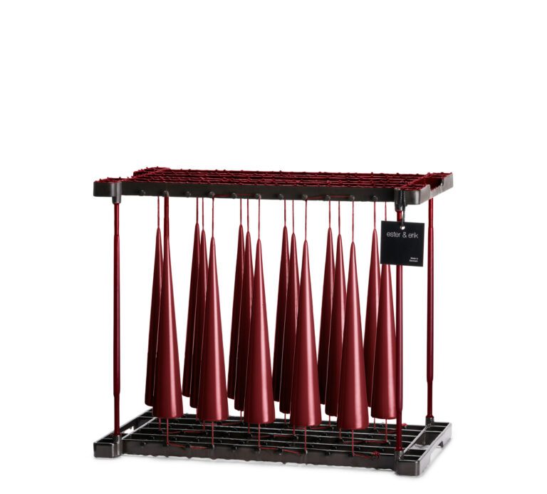 Ester & Erik Lacquered Cone Candles  -  9.75"
