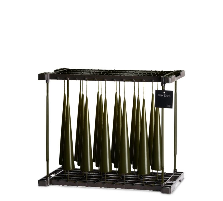 Ester & Erik Lacquered Cone Candles  -  9.75"