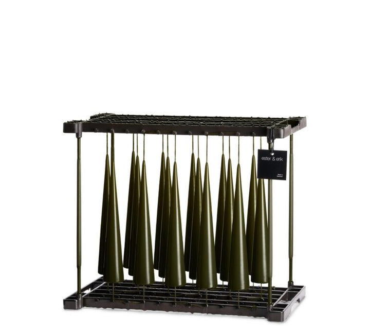 Ester & Erik Lacquered Cone Candles  -  9.75"