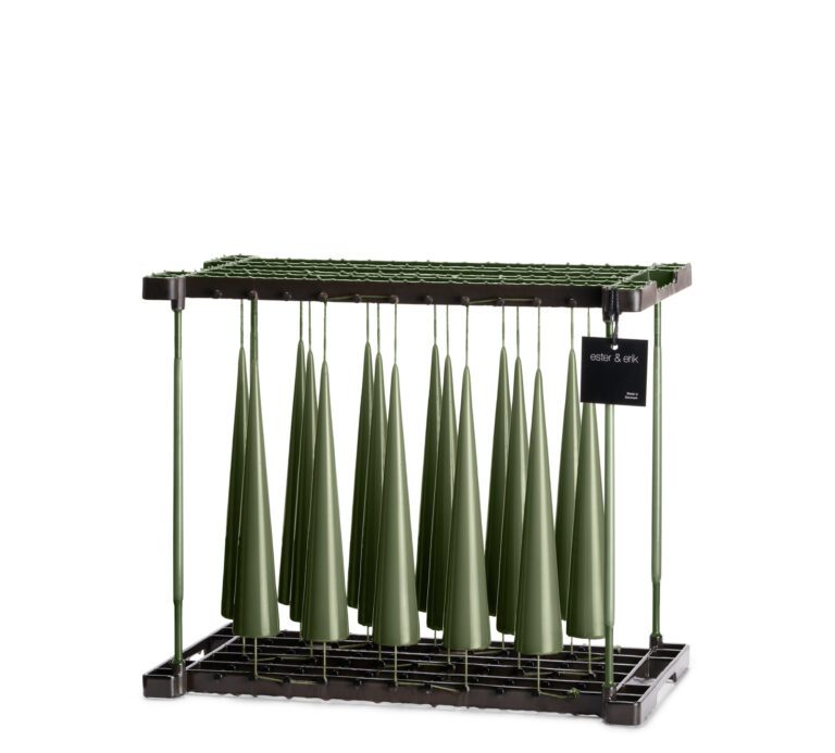 Ester & Erik Lacquered Cone Candles  -  9.75"