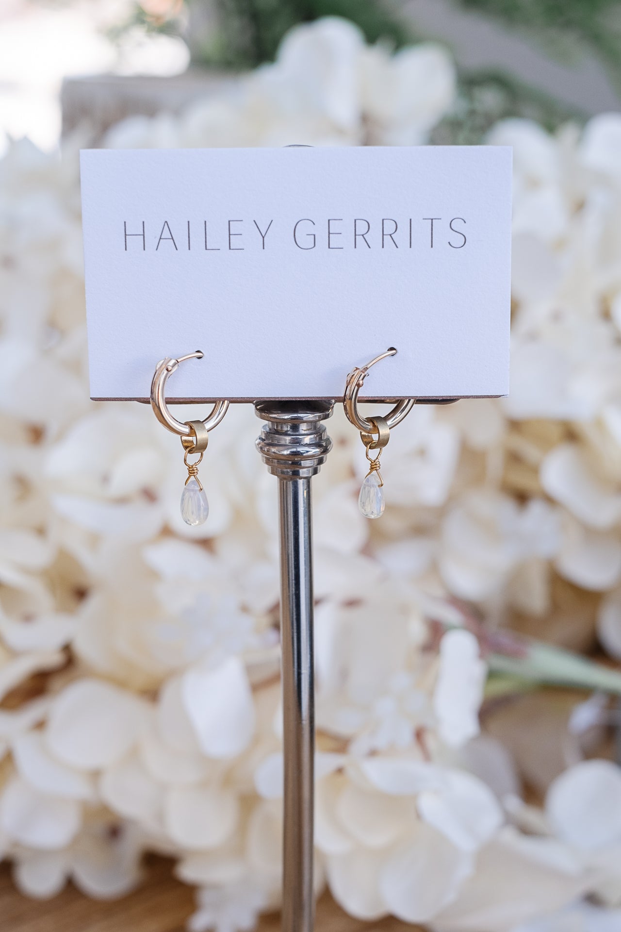 Hailey Gerrits Nahla Opal Earring E040PSM