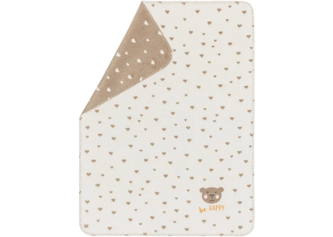 Fussenegger Mila Baby Blanket Be Happy