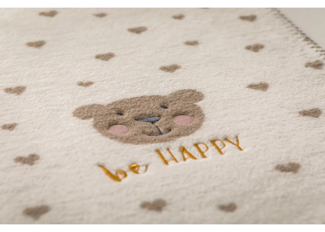 Fussenegger Mila Baby Blanket Be Happy