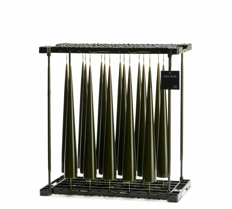 Ester & Erik Lacquered Cone Candles  -  14"