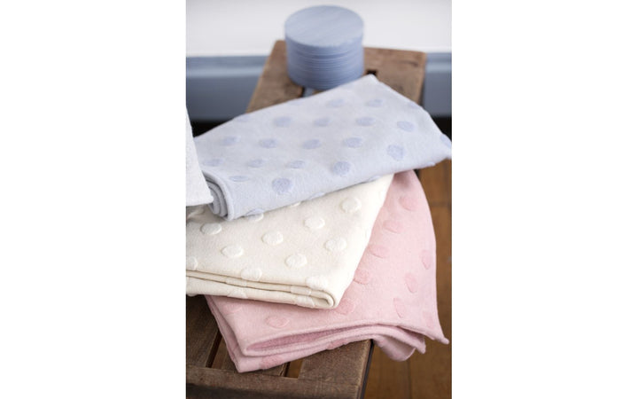 David Fussenegger Baby Blanket  Riga Off White  DF03616079 *