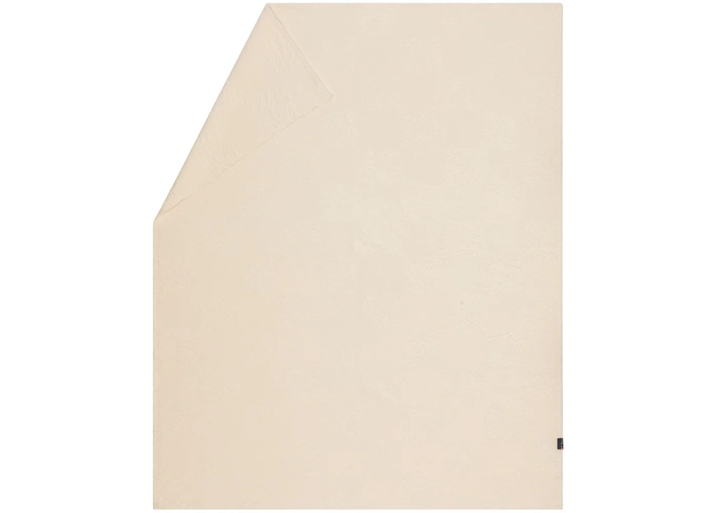 David Fussenegger Teddy Blanket  03756050  Off White  Plaid Checkered