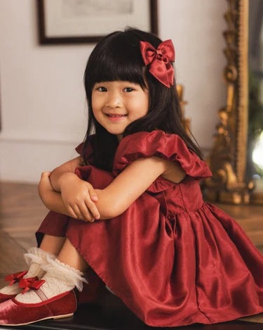 Noralee Girls Norah Bow    NLA013RUBY   Ruby