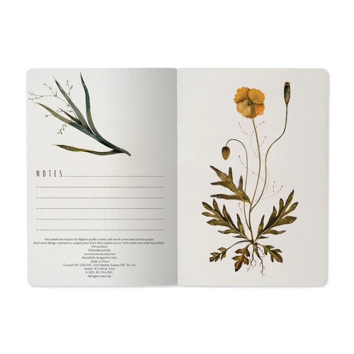 Bruno Visconti Notebook - Violets & Greens 505/89