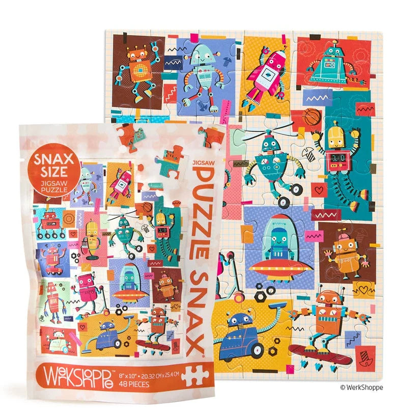 WerkShoppe Puzzle Snax   10421   Robots
