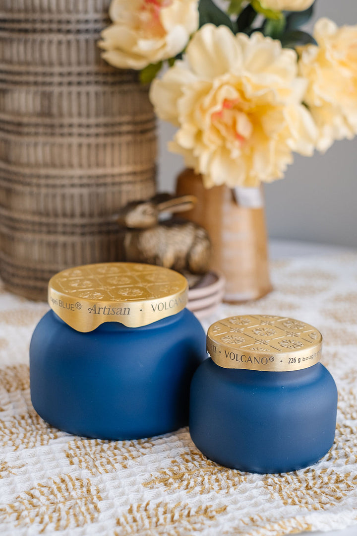 Capri Blue Volcano Candle in Royal Gem Jar