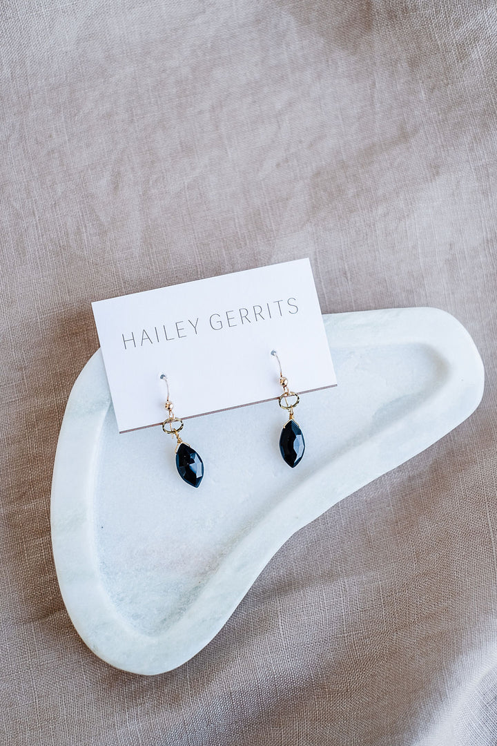 Hailey Gerrits Sidra Earring Onyx - FW25E01ON