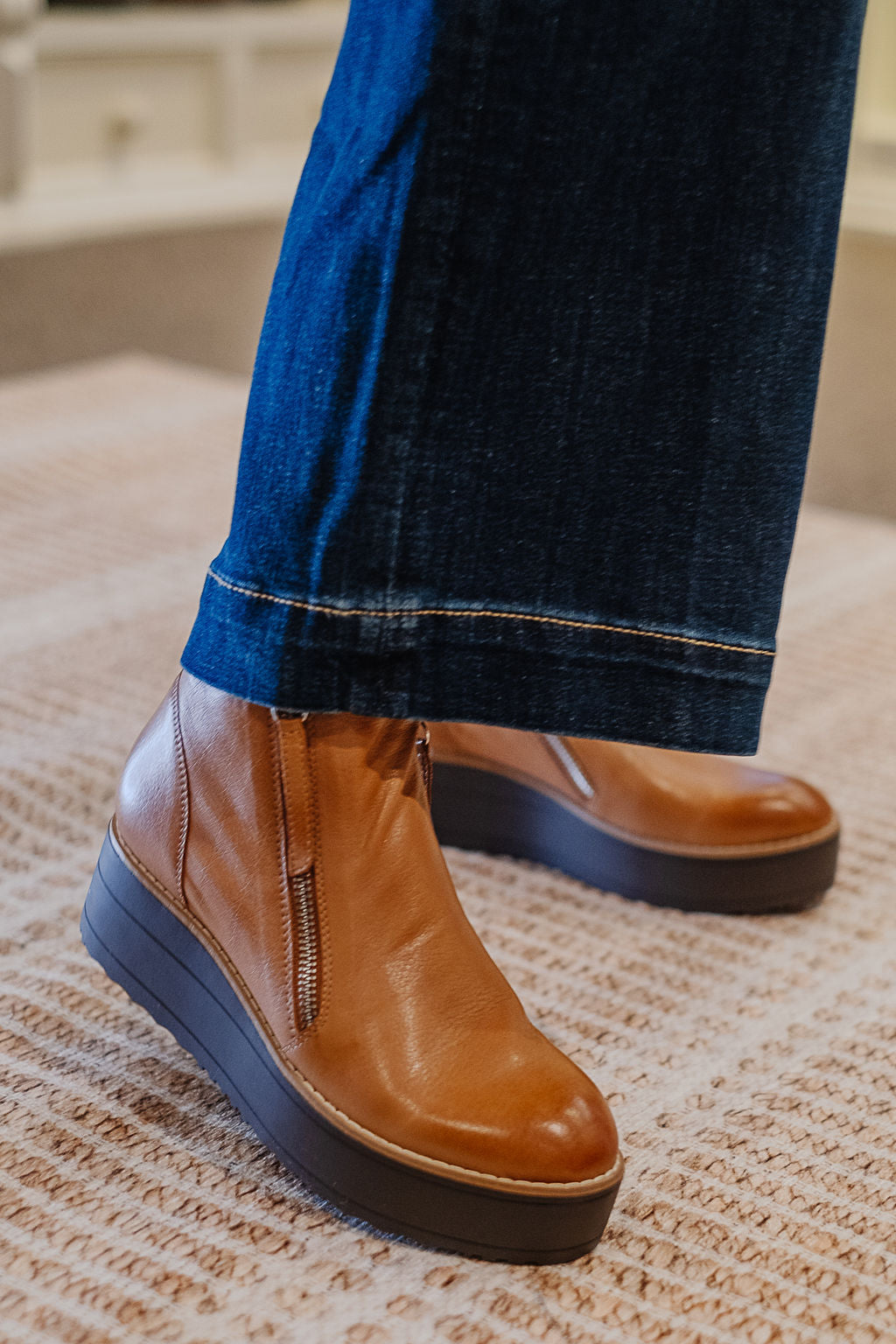 Django & Juliette Nene Bootie - Cognac