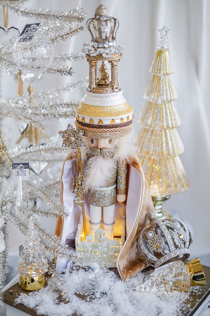 Kurt Adler Lighted O Holy Night Nutcracker  HA0782