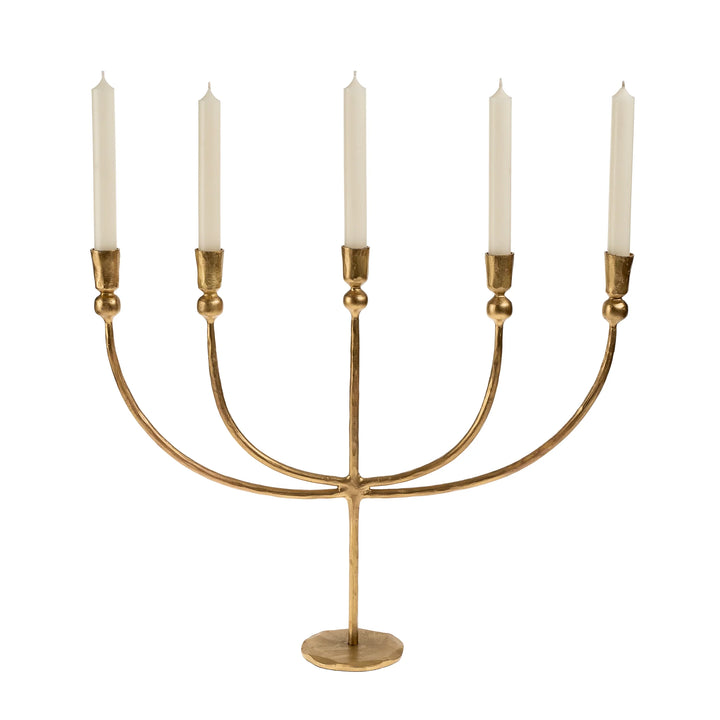 Indaba Revere Gold Candelabra 1-0992