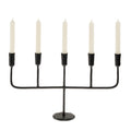 Indaba Luna Black Candelabra 1-0995