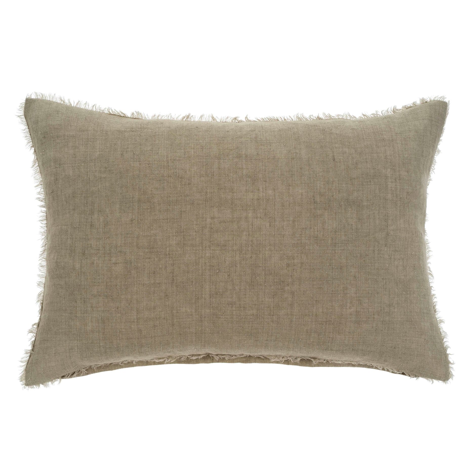 Indaba Lina Linen Cushion   1-1750  Sand