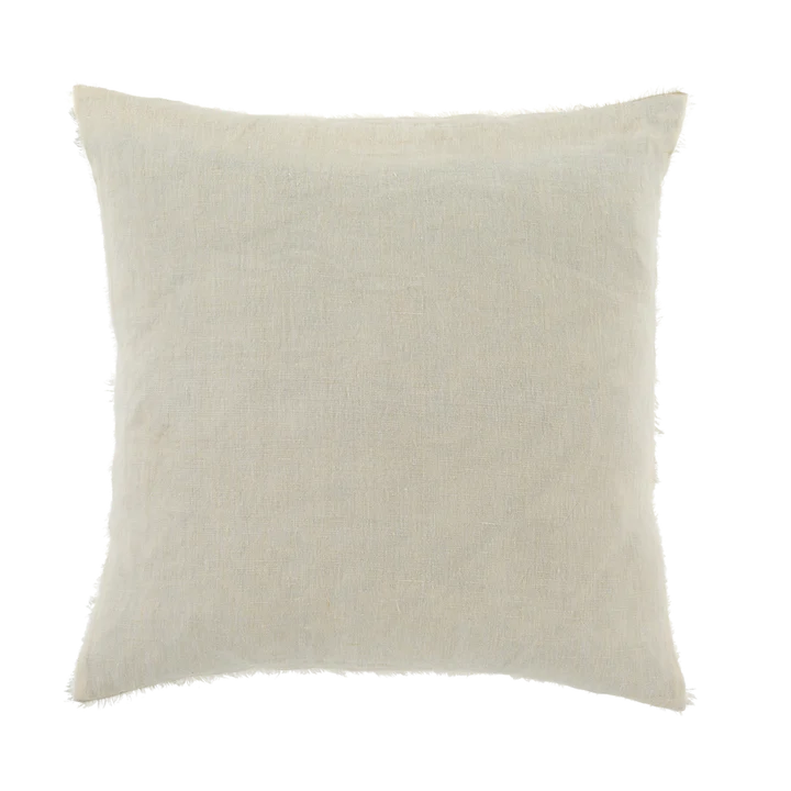 Indaba Lina Linen Pillow - Ivory 1-2667