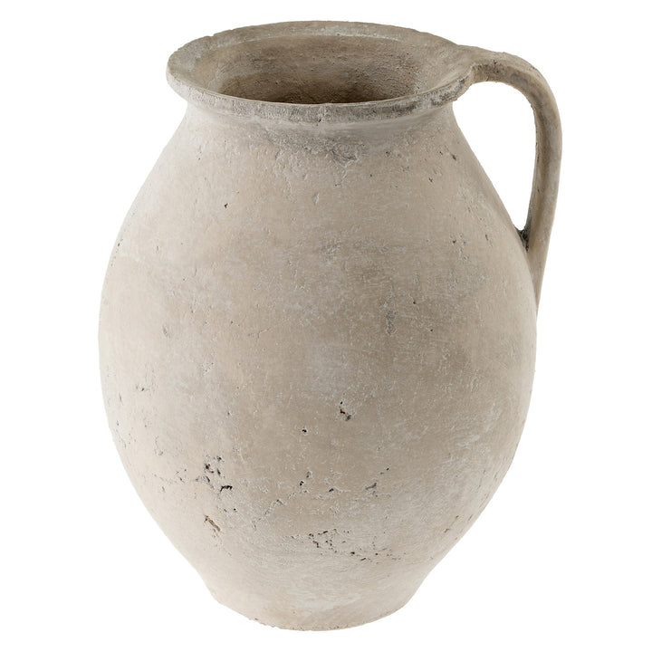 Indaba Rhodes Pitcher Vase  1-3021-1  Ash  Large