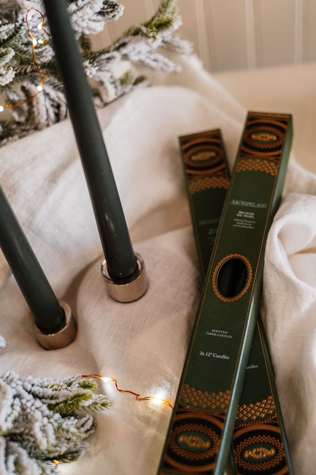 Archipelago Maison de Noel Taper Candle