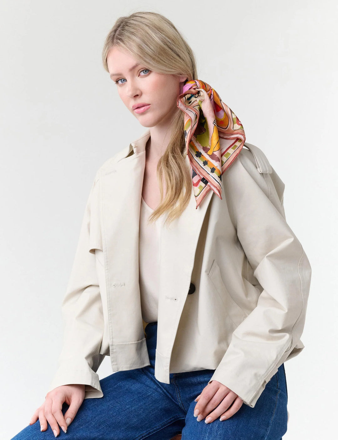 V.Fraas Nicki Silk Scarf 612029-852