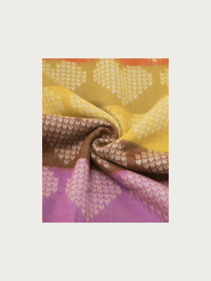 Fraas Cashmink Scarf with Heart Design  625529-970  Multicolour