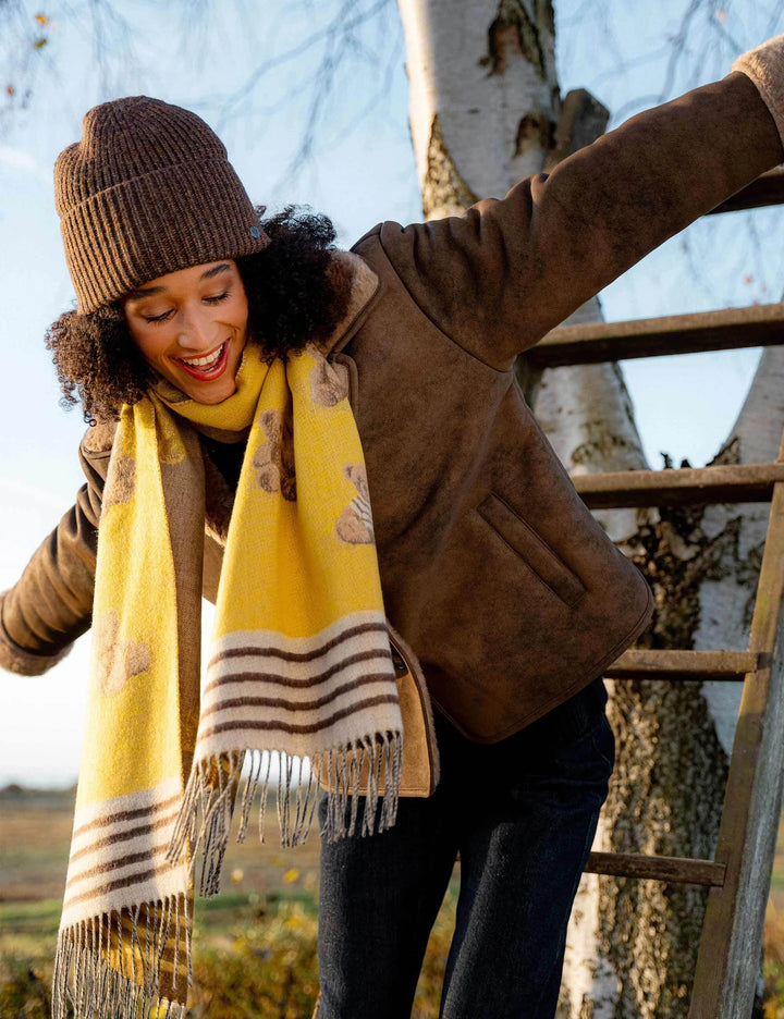 Fraas Rib Knit Hat In Wool Blend  667063-872