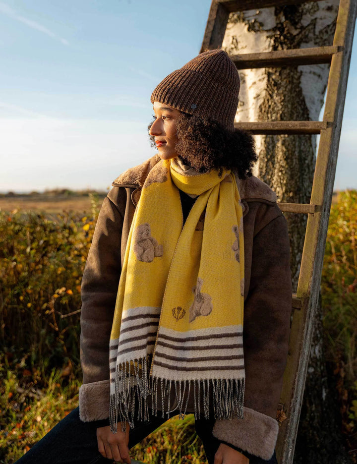 Fraas Rib Knit Hat In Wool Blend  667063-872