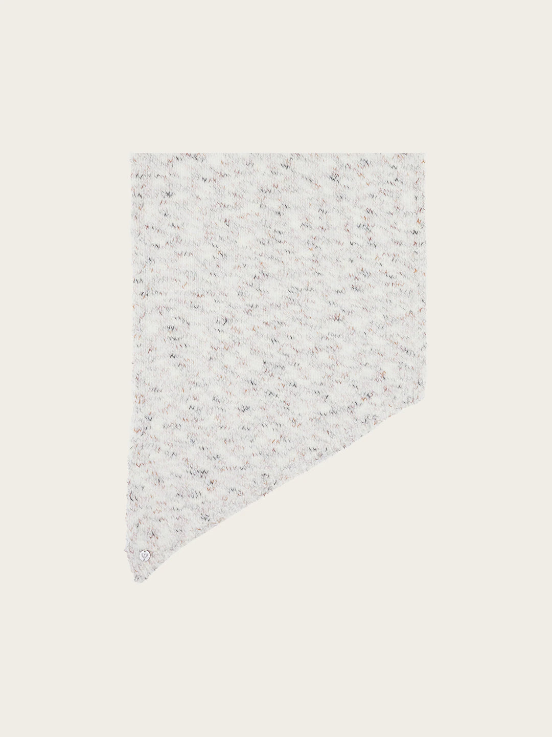 Fraas Bias Cut Mottled Knitted Scarf with Glitter  667107-026  Champagne Powder