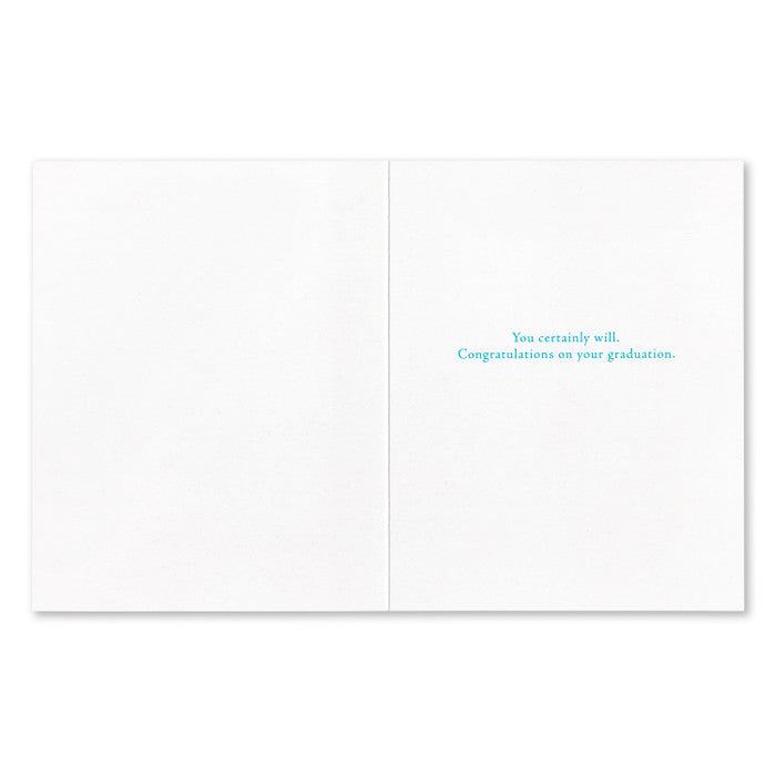 Compendium Graduation Card  -  Go out there and do something remarkable